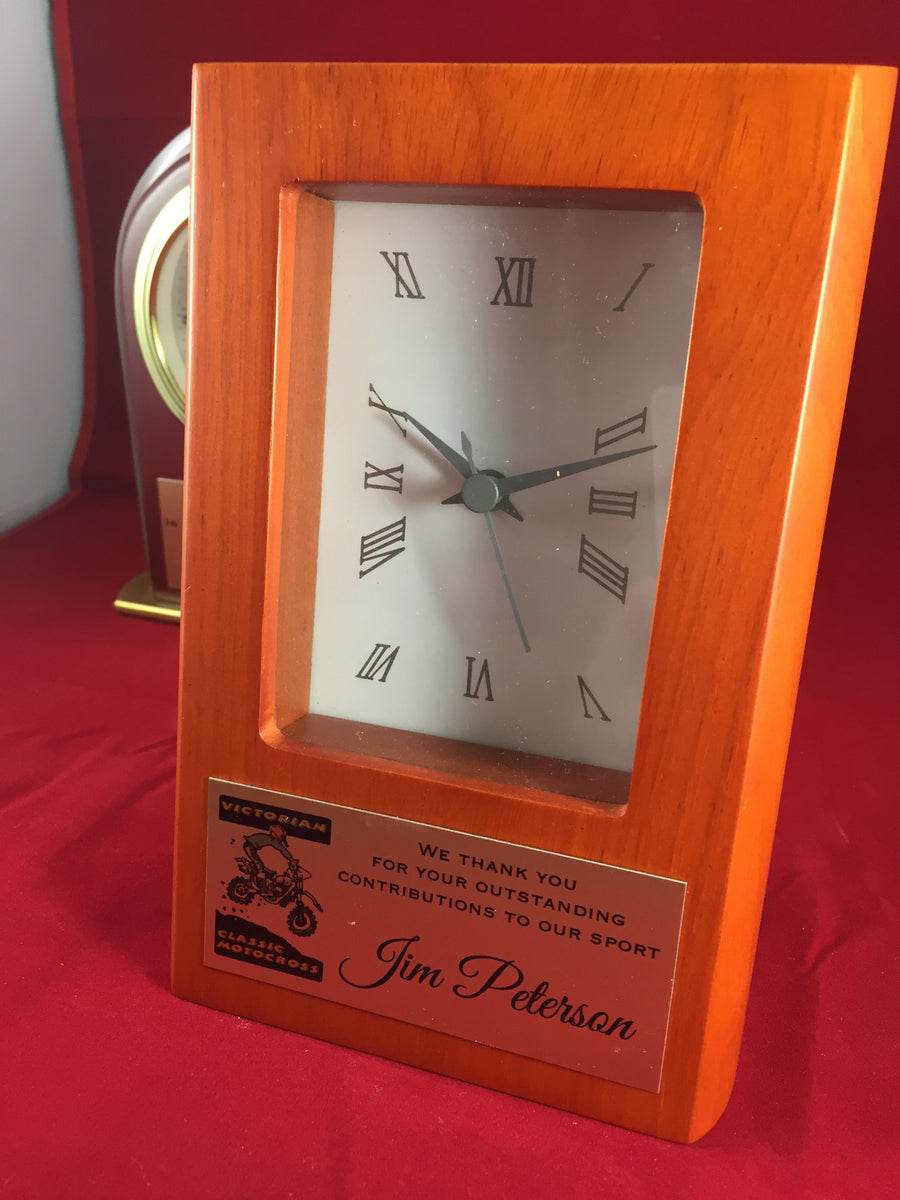 Clock Executive Desk Birch Re