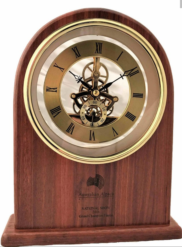 Clock - Jarrah Hardwood