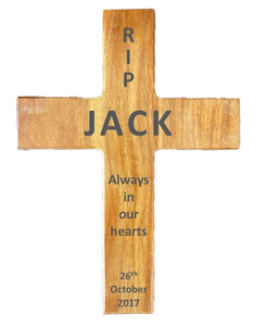 Wood Cross Memorial or Loved One