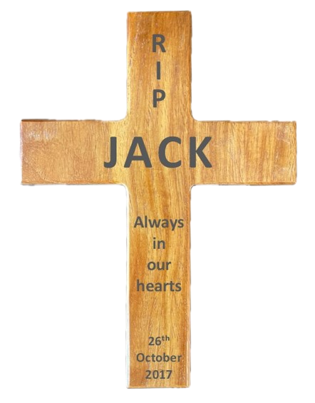 Wood Cross Memorial or Loved One