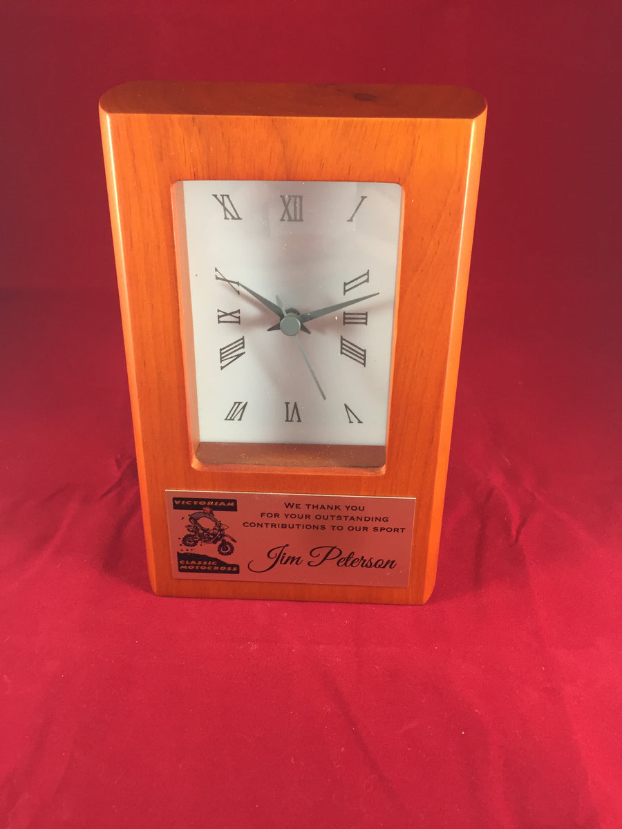 Clock Executive Desk Birch Re