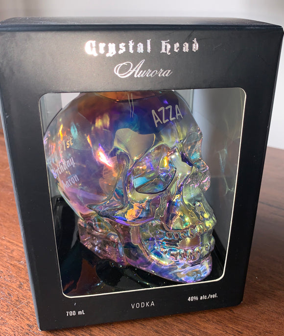 Crystal Head Aurora Skull Vodka Personalised