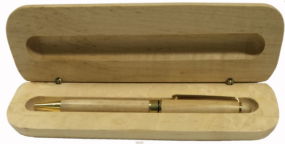 Pen - Rosewood or Maple Pen Boxed