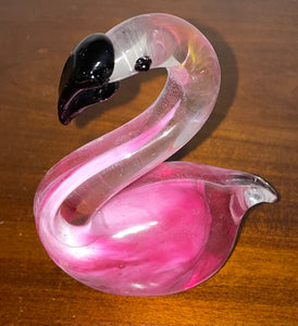 Flamingo - Pink Art Glass