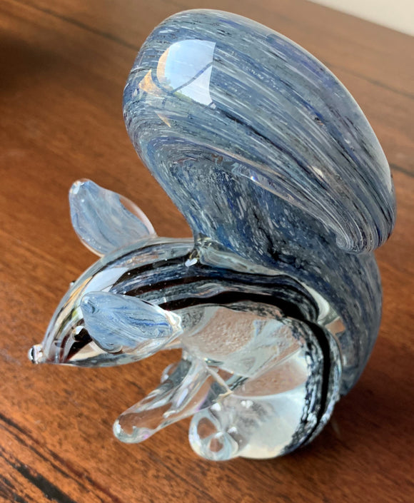 Squirrel Figurine - Art Glass