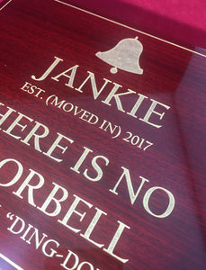 Timber Plaques Custom Engraved for Openings and Awards, War Service plaques